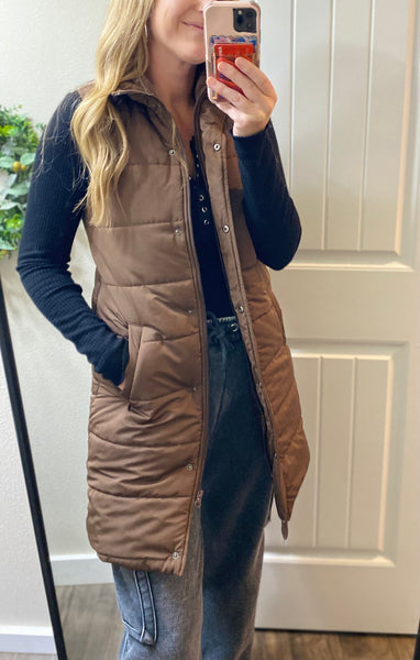 MM Long Vests (NEW Colors-Brown & Dark Green)