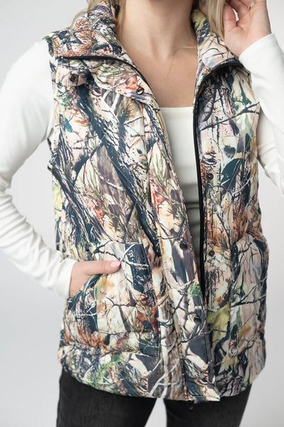 MM Camo Quilted Vest