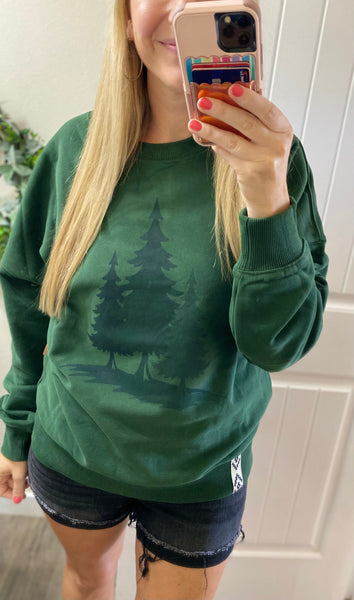 Preorder Wanakome Pine Tree Pullover