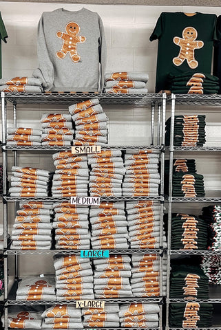 Glittery Gingerbread Sweatshirt/Tee