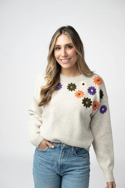 MM Fall Floral Sweater