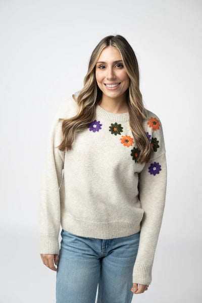 MM Fall Floral Sweater