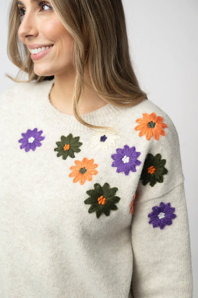 MM Fall Floral Sweater