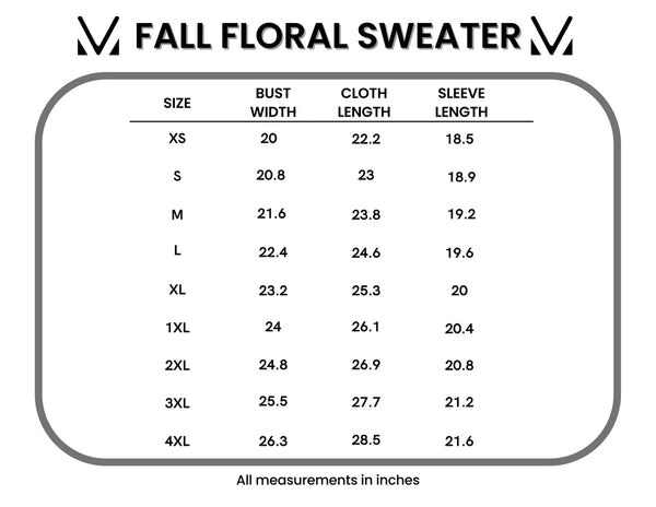 MM Fall Floral Sweater