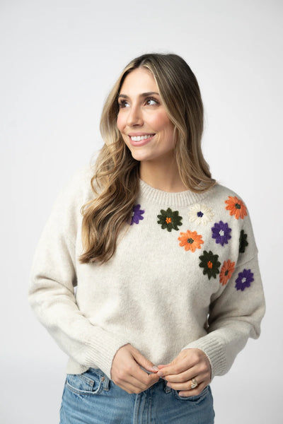 MM Fall Floral Sweater