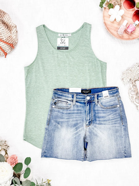 Lavender or Sage Sleeveless Top