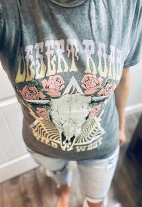 Desert Road Wild West Mineral Wash Tee