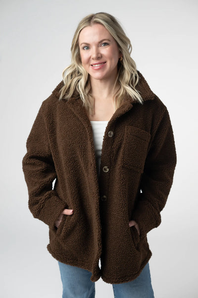 MM Teddy Oversized Shacket