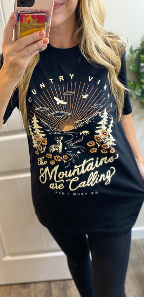 Mountains are Calling Tee