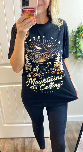 Mountains are Calling Tee