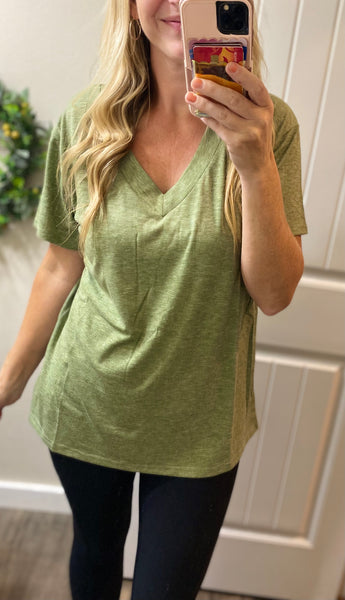 Blakeley Boyfriend Fit V-neck Tees