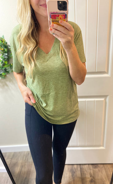 Blakeley Boyfriend Fit V-neck Tees