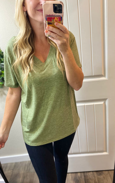 Blakeley Boyfriend Fit V-neck Tees