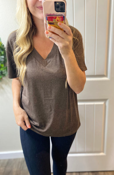 Blakeley Boyfriend Fit V-neck Tees
