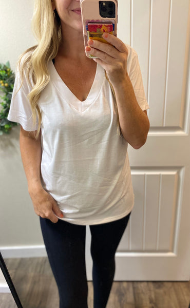 Blakeley Boyfriend Fit V-neck Tees
