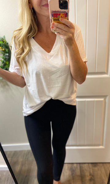 Blakeley Boyfriend Fit V-neck Tees