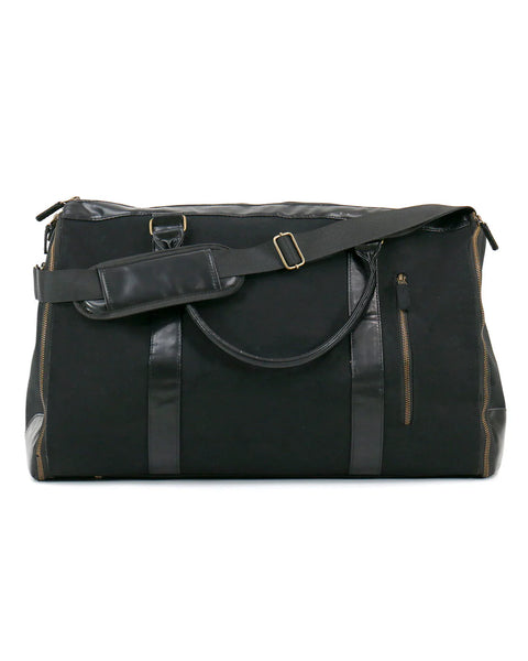 Ruffle Garment Bag in Cognac or Black