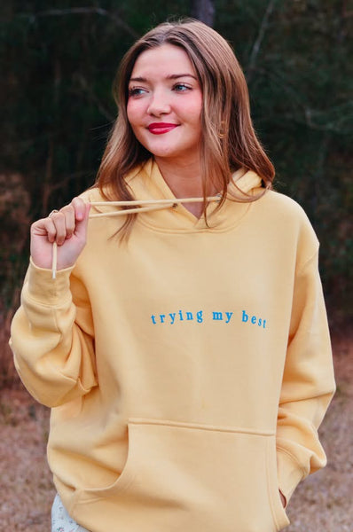 Preorder Try My Best Hoodie/Tee