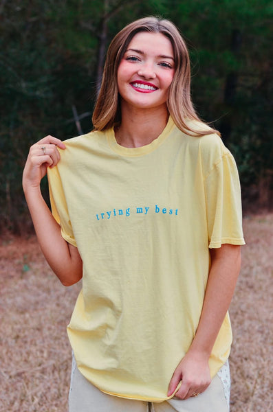 Preorder Try My Best Hoodie/Tee