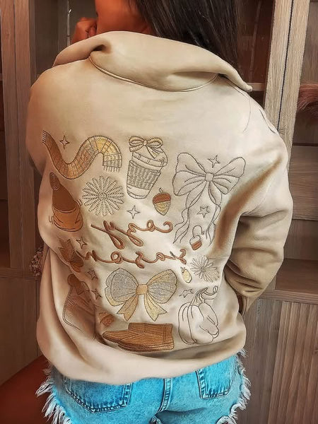 Preorder Fall Embroidered Pullover