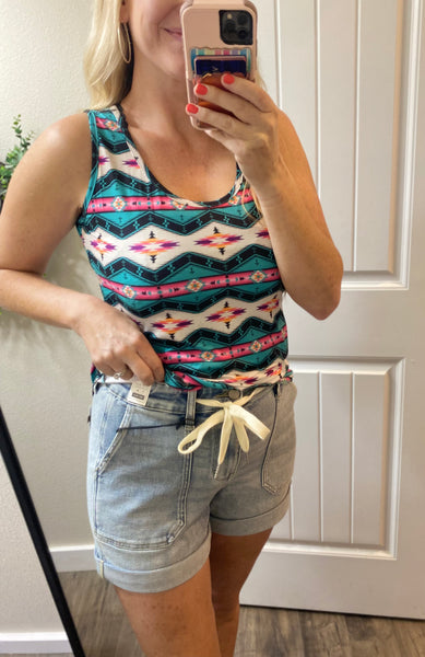 Judy Blue Lightwash or Darkwash Jogger Shorts
