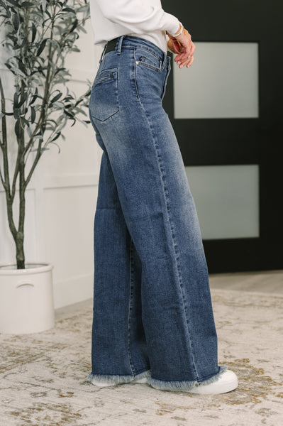 Judy Blue Buttonfly Straight Denim