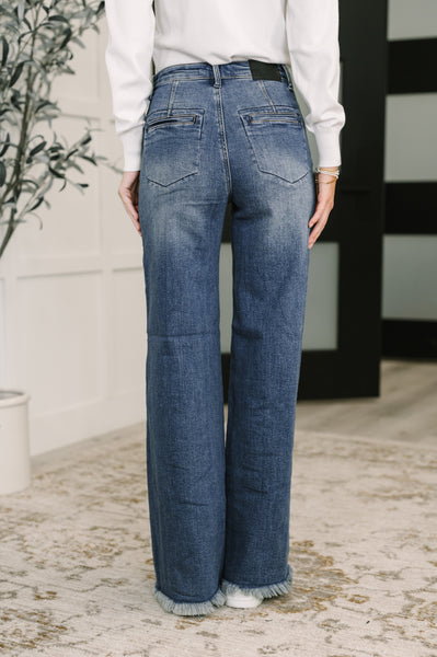 Judy Blue Buttonfly Straight Denim