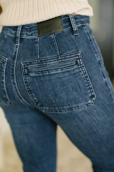 Judy Blue Flare with Vintage Pocket