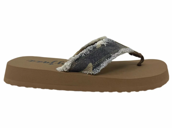 Gypsy Jazz "Encore" Camouflage Flip Flop-Shoes-Sunshine and Wine Boutique
