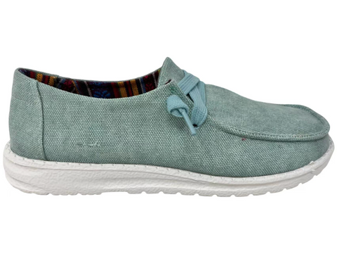 Gypsy Jazz "Holly 5" Turquoise Slip-on Shoes-Shoes-Sunshine and Wine Boutique