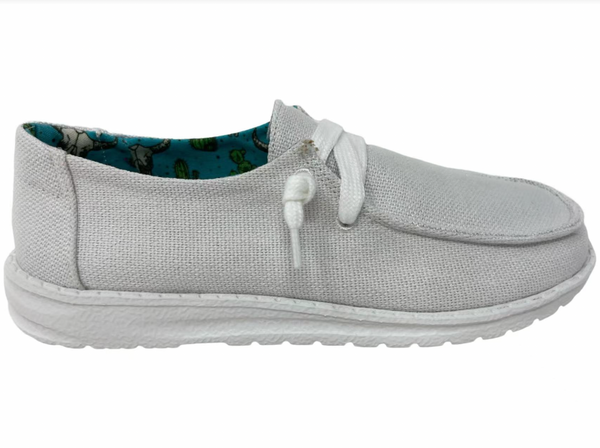 Gypsy Jazz "Holly 5" White Slip-on Shoes-Shoes-Sunshine and Wine Boutique