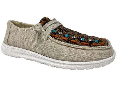 Gypsy Jazz "Vivian" Natural Slip-on Shoes-Shoes-Sunshine and Wine Boutique