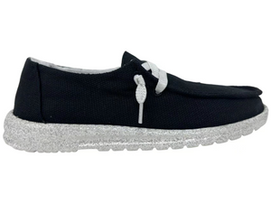 Gypsy Jazz "Flash" Black Slip-on Shoes-Shoes-Sunshine and Wine Boutique