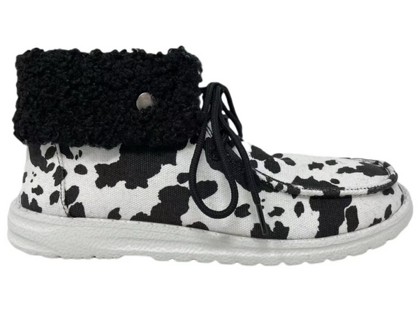 Gypsy Jazz "Ozone" Black & White Slip-on Shoes-Shoes-Sunshine and Wine Boutique