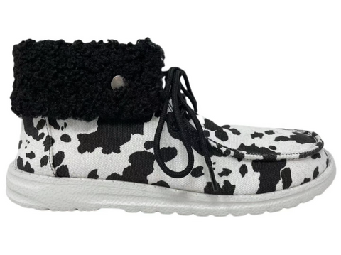 Gypsy Jazz "Ozone" Black & White Slip-on Shoes-Shoes-Sunshine and Wine Boutique