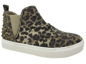 Very G "Zoey" Leopard Studded Slip-on Shoes-Shoes-Sunshine and Wine Boutique