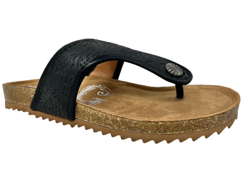 Very G "Darla" Black Sandal-Shoes-Sunshine and Wine Boutique