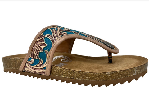 Very G "Darla" Turquoise Sandal-Shoes-Sunshine and Wine Boutique