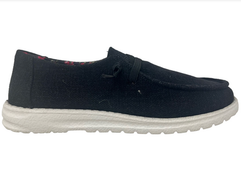Gypsy Jazz "Holly 6" Black Slip-on Shoes-Shoes-Sunshine and Wine Boutique