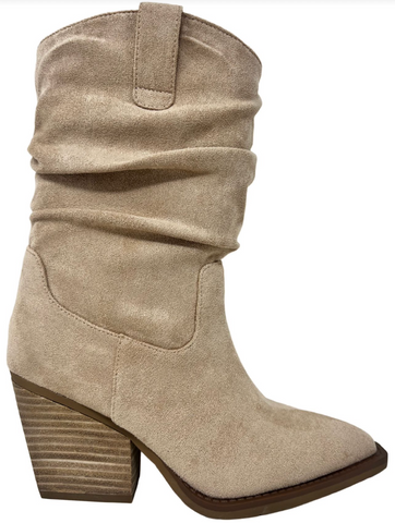 Very G "Morocco" Light Taupe Bootie-Shoes-Sunshine and Wine Boutique