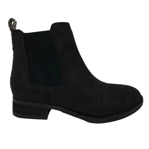 Very G "Blake" Black Bootie with Leopard-Shoes-Sunshine and Wine Boutique