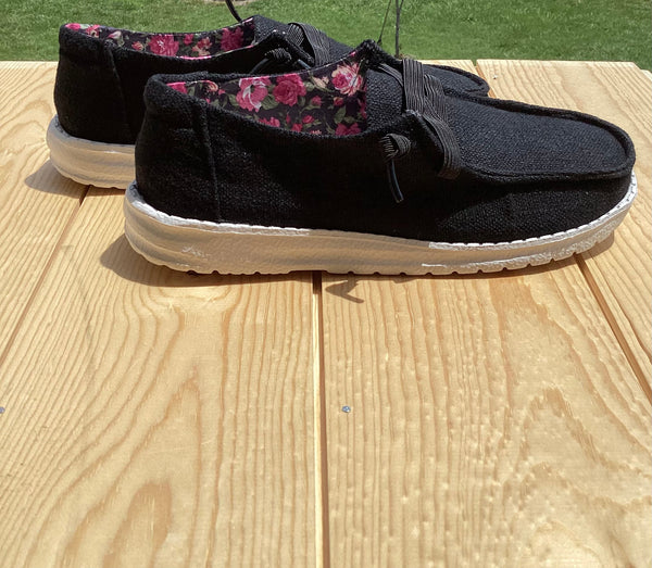 Gypsy Jazz "Holly 6" Black Slip-on Shoes-Shoes-Sunshine and Wine Boutique