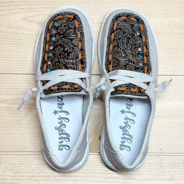 Gypsy Jazz "Vivian" Natural Slip-on Shoes-Shoes-Sunshine and Wine Boutique