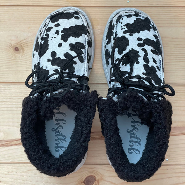 Gypsy Jazz "Ozone" Black & White Slip-on Shoes-Shoes-Sunshine and Wine Boutique