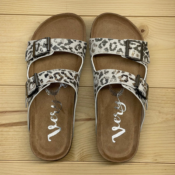 Very G "Aries" Cream Leopard Sandal-Shoes-Sunshine and Wine Boutique