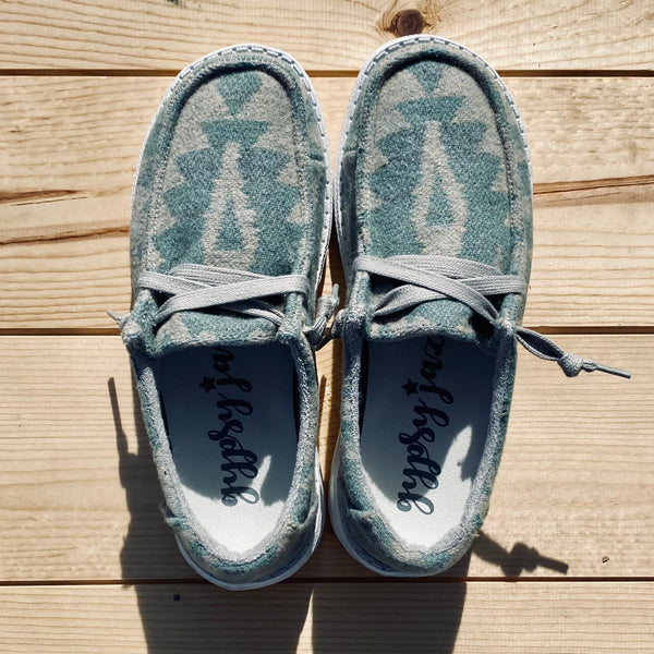 Gypsy Jazz "Callie" Mint Slip-on Shoes-Shoes-Sunshine and Wine Boutique