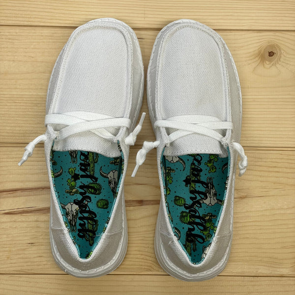 Gypsy Jazz "Holly 5" White Slip-on Shoes-Shoes-Sunshine and Wine Boutique
