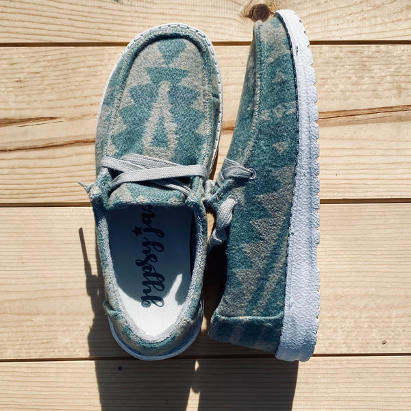 Gypsy Jazz "Callie" Mint Slip-on Shoes-Shoes-Sunshine and Wine Boutique