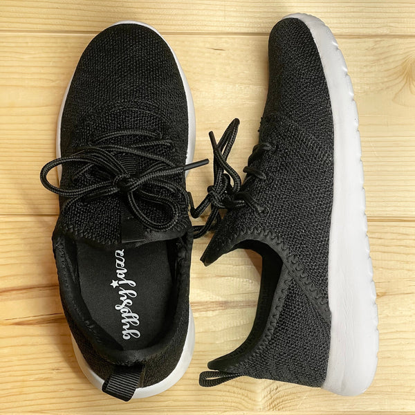 Gypsy Jazz Kid's Black Slip-on Shoes-Shoes-Sunshine and Wine Boutique