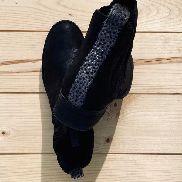Very G "Blake" Black Bootie with Leopard-Shoes-Sunshine and Wine Boutique